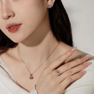 Usine de bijoux spécialisée Dylam, festival de Noël 2024, cadeaux de Noël, argent S925, zircone 5A, anneaux en forme de cœur avec nœud papillon - Product Image 2