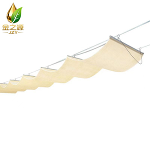 Voile <span class=keywords><strong>d</strong></span>'<span class=keywords><strong>ombrage</strong></span> rétractable beige pour cour de maison, hôtel, piscine – <span class=keywords><strong>Filet</strong></span> pare-soleil télescopique - Product Image 1