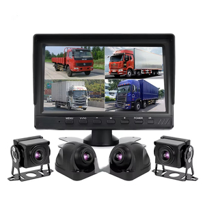 7 <span class=keywords><strong>inch</strong></span> 4 kênh chia màn hình AHD màn hình với 4 đầu vào video đảo ngược sao lưu máy ảnh DVR Màn hình hệ thống ghi âm cho xe tải - Product Image 1