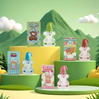 Prix d'usine – Parfum liquide longue durée pour filles, 50 ml, design ours mignon, senteur gâteau sucré, sans alcool, pour usage quotidien