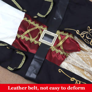 Costume de Pirate Femme Adulte pour Halloween Sexy <span class=keywords><strong>Film</strong></span> et TV Jeu de Rôle Vêtements avec Robes Pantalon Chapeau Écharpe Imprimé Techniques - Product Image 6