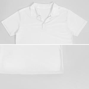 Polo vierge personnalisable avec logo, grande <span class=keywords><strong>taille</strong></span> homme, col rabattu, motif tribal polynésien, respirant - Product Image 5