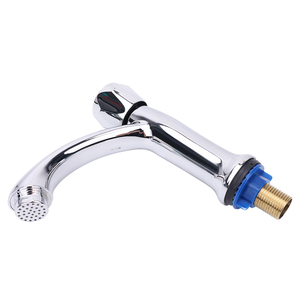 Stainless Steel Look Single Cold Faucet Surface multi-layer plating process anti-corrosion anti-oxidation high gloss in stock - Product Image 2