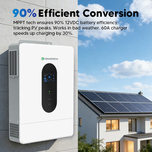 Chargeur basse fréquence 15 kW Grandtech 12 kW 48 V 120 V/240 V 3 kW 5 kW 10 kW 12 kW 18 kW monophasé hors réseau GES48120M220-500P certifié UL - Product Image 2