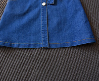 Venta al por Mayor con Envío Gratuito, Chaleco Vaquero Azul para Niñas, Vestido sin Mangas para Niñas, Compras en Línea en Tailandia