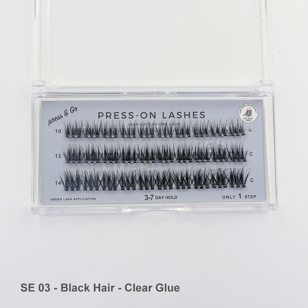 3 Line - SE 03-Cheveux Noirs-Colle Claire