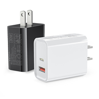 Chargeur mural HNT double USB Type C PD30W, chargeur rapide pour téléphone, adaptateur pour iPhone 15 14 13 12 Pro Max