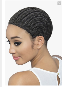 Gorro de aciano para hacer la peluca más fácil, menos estrés en tu cabello Natural, gorra trenzada, red para mujeres negras - Product Image 6