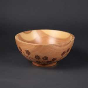 Bol de service en bois élégant et durable pour la cuisine à domicile et le restaurant pour les salades, les soupes et les collations - Product Image 5