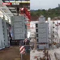Machine de pyrolyse continue du caoutchouc pour la transformation des pneus usagés, des déchets solides municipaux et du plastique en huile combustible, à économie d'énergie