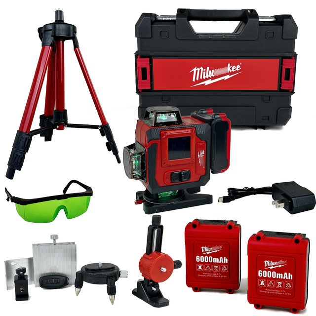 M16 16-Line 360° Automatic Self-Leveling Tripod Stand Laser Level Suitable for Building, Outdoor Laser Level