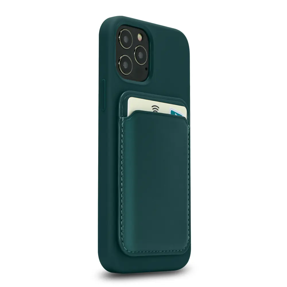 Support pour iphone 12, en cuir et TPU, différents choix de couleurs, facile à attacher, support de protection