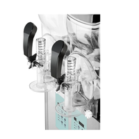 Slushy Machine 6Lx2 Double Réservoirs Commercial En Acier Inoxydable Margarita Smoothie Machine À Boissons Glacées pour Restaurants Café Bars