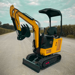 0.8ton 1ton 1.2ton 1.3ton Mini Excavadora sobre orugas Pequeña excavadora Micro Excavadora Uso doméstico - Product Image 1