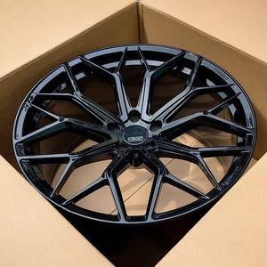 Llantas JJS, ruedas forjadas negras personalizadas, ruedas de coche de pasajeros18 19 20 21 <span class=keywords><strong>22</strong></span> pulgadas 5x11 2/120/114.3 para <span class=keywords><strong>BMW</strong></span> F82 <span class=keywords><strong>M8</strong></span> M3 M4 M5 X5 Z4 535 - Product Image 4