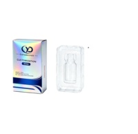 Boîte d'emballage personnalisée pour flacons/bouteilles de 3 ml/5 ml/10 ml, plateau en vinyle résistant à l'huile, durable, paquets de 1/2/10/3, compatible avec diverses tailles de flacons
