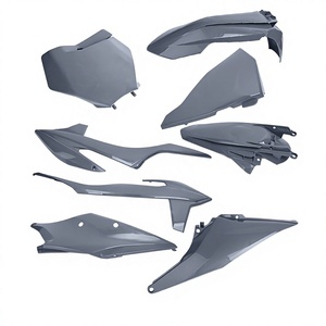 PRO CAKEN - Juego de 8 Piezas de Carcasas Protectoras de Plástico para Motocicleta Todoterreno <span class=keywords><strong>KTM</strong></span> <span class=keywords><strong>EXC</strong></span> 150 250 300 20-23, Color Gris - Product Image 1