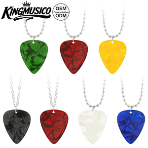 Collar con Púa de <span class=keywords><strong>Guitarra</strong></span> Premium |   Joyería Musical Personalizada con Colgante para Amantes de la <span class=keywords><strong>Guitarra</strong></span> |   Diseño Elegante en Metal o Acrílico - Product Image 5