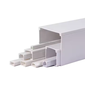 Gaine de câbles <span class=keywords><strong>en</strong></span> PVC blanc ignifuge OEM 16x16, gaine de câbles souterraine, gaine de câbles <span class=keywords><strong>en</strong></span> <span class=keywords><strong>plastique</strong></span> carrée <span class=keywords><strong>en</strong></span> PVC, conduit de câbles électriques - Product Image 2