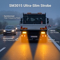 Feux de signalisation latéraux de sécurité 12V 24V à montage en surface, mini-stroboscope LED super fin à 3 LED pour voiture et camion – Produits en promotion