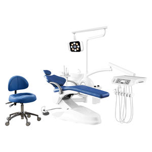Chaise dentaire à faible coût ensemble complet équipement de <span class=keywords><strong>dentiste</strong></span> chaise d'unité dentaire - Product Image 1