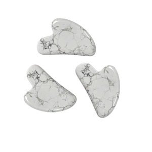 เครื่องมือดูแลผิวหน้า ยกกระชับผิว บำรุงสุขภาพและความงาม โรงงานผลิตงานฝีมืออิงเจีย สีขาวลายเทา หินกัวซาโฮไลท์ธรรมชาติ - Product Image 6