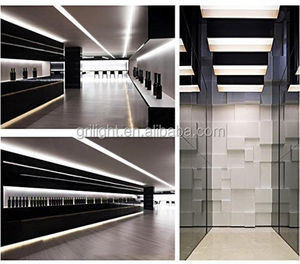 Profilé LED en aluminium 6063 personnalisé, encastré sans cadre, monté en surface, pour bande lumineuse - Product Image 5