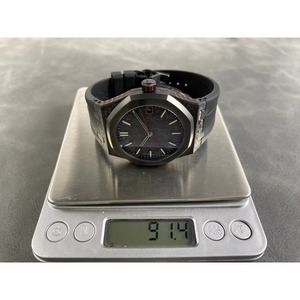 Reloj mecánico de súper calidad de 41 mm, movimiento de fábrica 4302, reloj con puntero naranja de carbono. - Product Image 4
