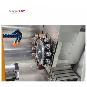Cooray crl46my sống dụng cụ nghiêng giường tailstock Y trục tháp pháo syntec/GSK CNC biến phay hợp chất gia công Trung tâm máy tiện - Product Image 3