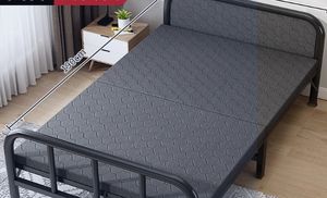 <span class=keywords><strong>Lit</strong></span> Simple Pliant en Métal pour Maison, Design Simple pour Sieste au <span class=keywords><strong>Bureau</strong></span>, Dortoir, Pause Déjeuner, Petit <span class=keywords><strong>Lit</strong></span> Adulte Pliant à Louer - Product Image 3