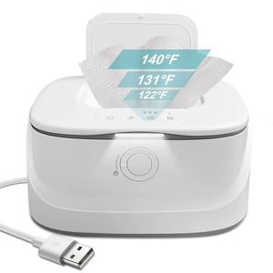 Calentador de Toallitas Húmedas para Bebés con Luz Nocturna, Portátil, USB, Temperatura Constante - Product Image 1