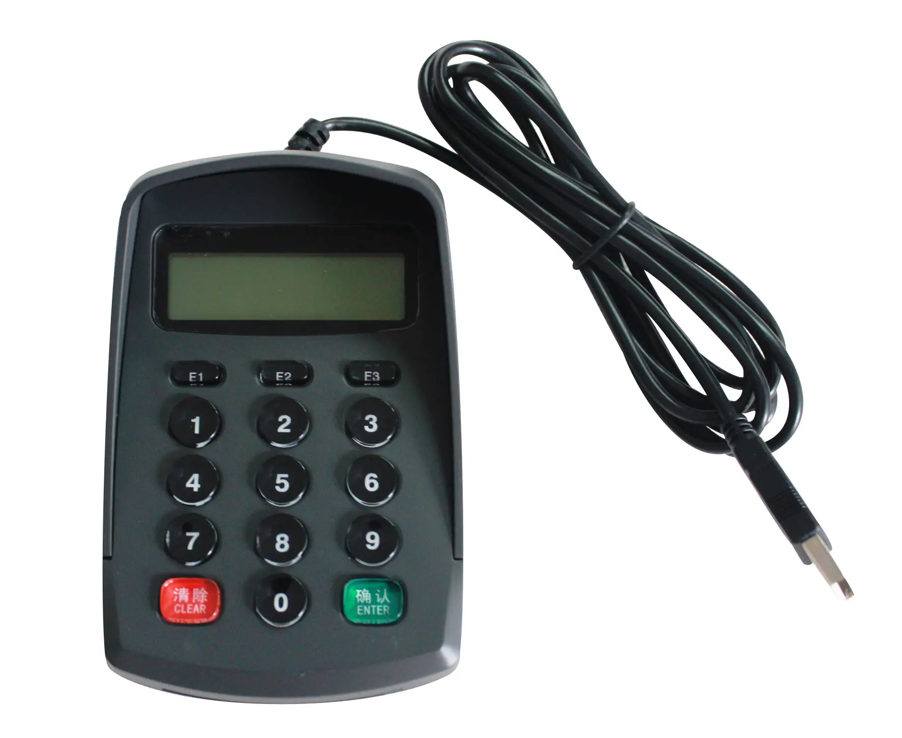 OEM Produsen Rs232 Programmable Mini Digital Pos Nomor Keypad dengan Tampilan