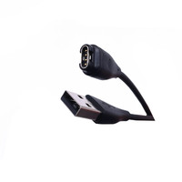 Cable de Carga Rápida USB 2.0 de Alta Calidad, Metal, TPE, PVC, 5A, Trenzado, Conductor de Cobre Puro, Repuesto para Reloj Garmin Fenix 5x y Computadora