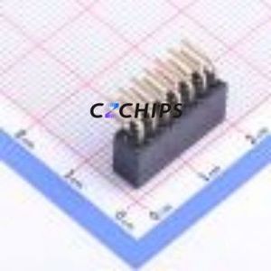 A2541HWR-2x7P Pin Socket Bent Lead Through Hole,P=2.54mm Connector 2x7P 2.54mm 2.54mm Square Hole - Product Image 2