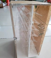 Nouveau design de Gaby, boîtes à bijoux, présentoir d'anneaux de tétons, emballage en cristal de piercing, présentoirs d'anneaux de ventre rotatifs, boîte cadeau premium