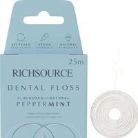 Fil dentaire en soie réutilisable sans plastique, saveur menthe, en charbon de bambou PE, rechargeable, zéro déchet, durable