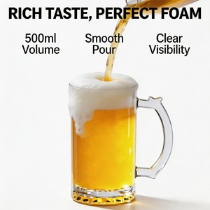Boccale da Birra in Vetro Resistente da 0,5L con Manico, Classico Regalo per Papà, Idea Regalo per la Festa del Papà da <span class=keywords><strong>Figlio</strong></span> o Figlia - Product Image 3