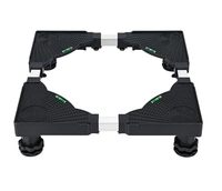 Piédestal à linge 18 pouces de hauteur, socles pour laveuse et sécheuse avec étagère de rangement, capacité de poids de 700lb Supports pour machine à laver