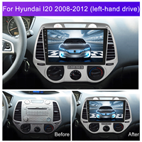Autoradio Android Podofo 9'' avec Carplay sans fil, Android Auto, GPS, WIFI, pour Hyundai L20 2008-2012, autoradio en gros, OEM