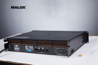 Amplificateur de commutation stéréo 2 canaux MALOX FP14000 4/8 Ohm 2*7000W Classe-TD avec double subwoofer métallique de 18 pouces et Wi-Fi