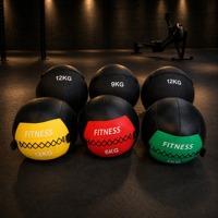 Fitness Wall Ball With Soft Outer Shell for Home Commercial Gym Studio Functional Strength Training Equipment Use