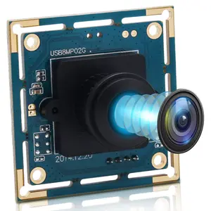 ELP בחדות גבוהה מצלמת מחשב UVC 180 תואר Fisheye HD מיני רחב זווית 8MP USB מצלמה IMX179 חיישן