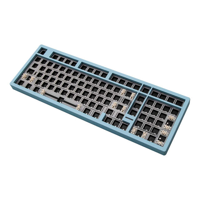 SCC100 Kit Mechanical Keyboard Kit Wireless 3 Mode Gasket Hot-Swap RGB Quick Release Case 98% Aluminum Gaming Keyboard