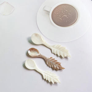 Juego de Cubiertos de Concha de Perla Ecológicos y Duraderos de Alta Calidad con Diseño Minimalista, Vajilla Exquisita de Alta Gama - Product Image 4