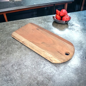 เขียงไม้สำหรับห้องครัวเขียงหั่นผักพร้อมแผ่นแขวน - Product Image 5
