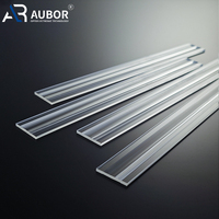 OEM Lentille de Fresnel linéaire à haute efficacité à LED Optique Asphérique Cylindrique Carré Modèle PC Réflecteurs Plano-Convexe en PMMA élevé