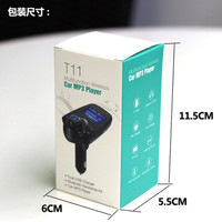 Prix usine universel double sortie Usb voiture Fm émetteur stéréo musique jouant voiture lecteur Mp3