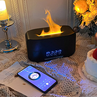 Diffuseur d'arômes à flamme simulée, humidificateur à flamme, machine d'aromathérapie avec connexion sans fil