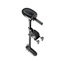 Moteur hors-bord électrique marin neuf de marque HK, robuste et durable, pour bateau pneumatique, modèle noir, avec moteur électrique à balais