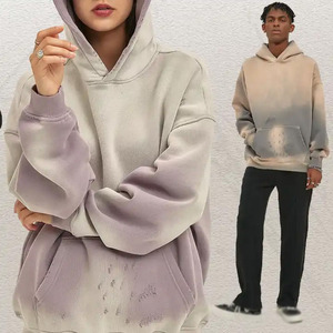 Sudadera con Capucha AR2522 Personalizada, 360GSM, Invierno, Bordada, Efecto Desgastado, Estilo Urbano, Oversize, Vintage, Lavado Ácido - Product Image 2